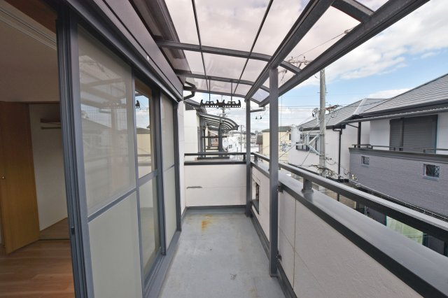 大阪市淀川区三津屋南3丁目リフォーム済み戸建のバルコニー
