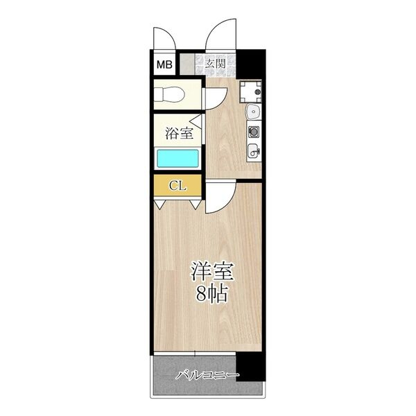 新梅田プライムの間取り