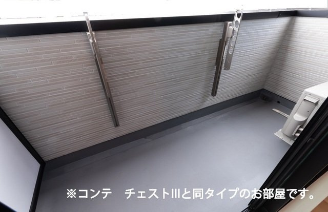 ライム周南のバルコニー