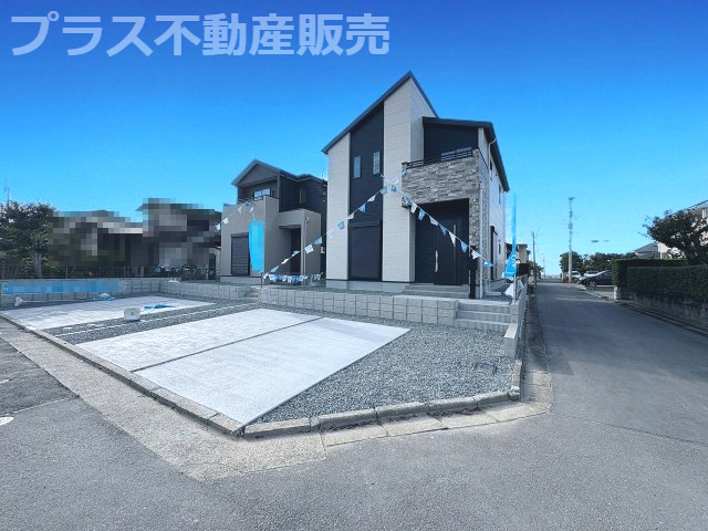 【外観】 | 福岡市東区美和台4丁目2期　2号棟（全2棟）【仲介手数料無料・0円】 | 完成しました。物件内部もご見学頂けます。プラス不動産販売にお任せ下さい。