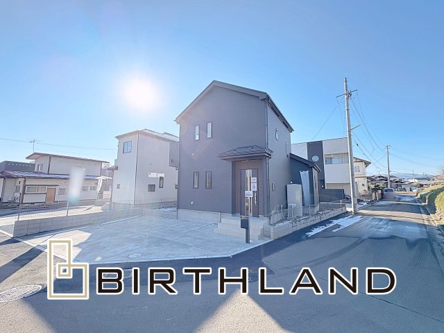 新築戸建・新築建売　福島市南沢又　北沢又小・信陵中の外観|南沢又に全2棟誕生！ファミリー様に人気の4LDKです！