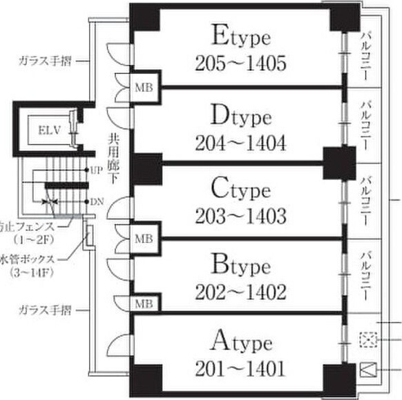 ディアレイシャス浅間町IIIのその他共用部分