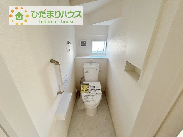 【トイレ】 | 土浦市港町3丁目4期　新築戸建 | トイレは1F、2F共に完備！取り合いになることがありませんね(^^)/