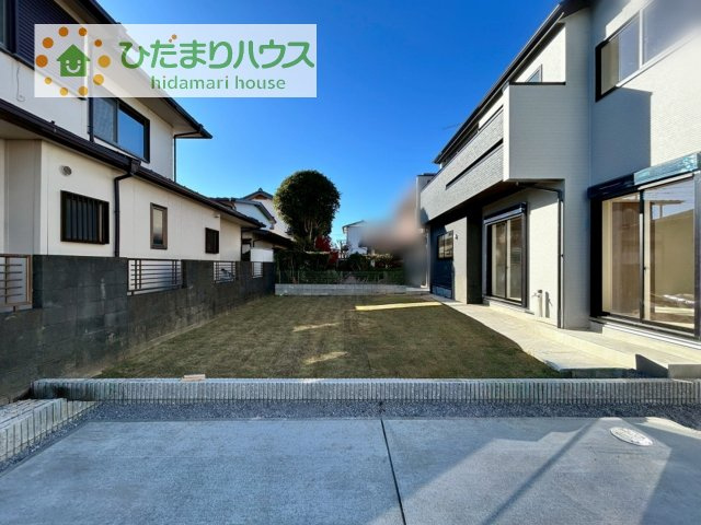 【庭】 | 土浦市港町3丁目4期　新築戸建 | 周辺には高い建物がないため、お庭には太陽の光が降り注ぎます♪