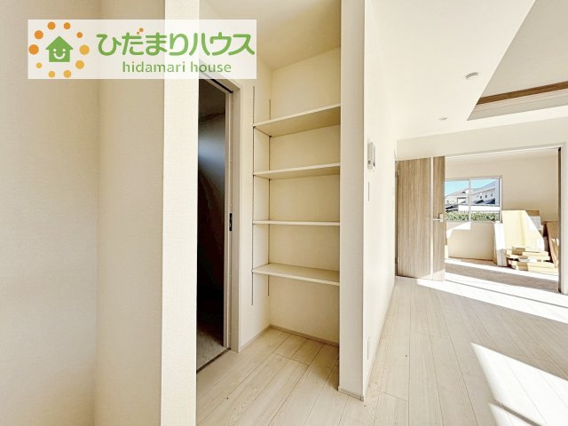 【収納】 | 土浦市港町3丁目4期　新築戸建 | ちょこっとした収納があることで、消耗品のストックをするのにも便利です☆