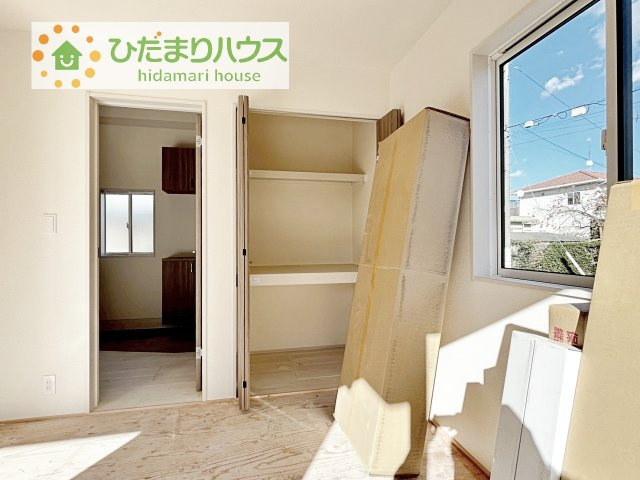 【収納】 | 土浦市港町3丁目4期　新築戸建 | 和室にも大容量のクローゼット完備！
お布団やお子様のおもちゃなどがスッキリ収納できますね(^^♪