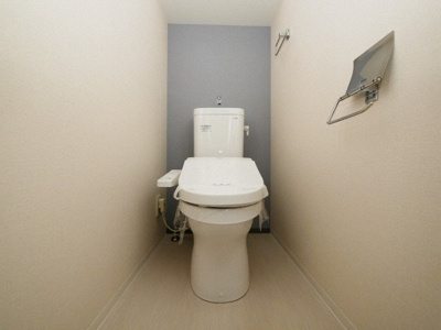 【トイレ】 | セイワパレス梅田茶屋町 | 落ち着いた色調のトイレです