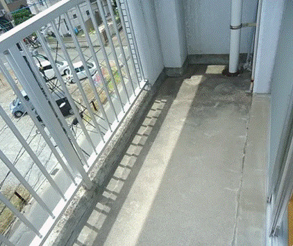 シャトレ東合川【キャッシュバック対象物件】のバルコニー