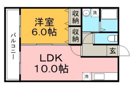 カーザミアⅠの間取り