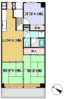 【間取り】 | 共立愛宕橋ビル