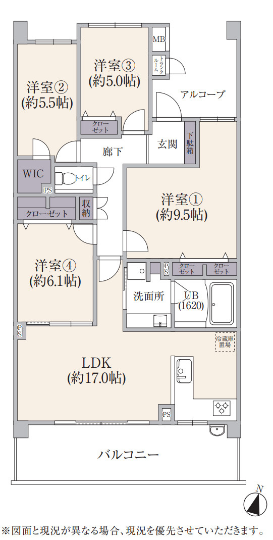 ビューリッシュ港北ニュータウンアジュリーヌ【仲介手数料無料】ペット可♪の間取り