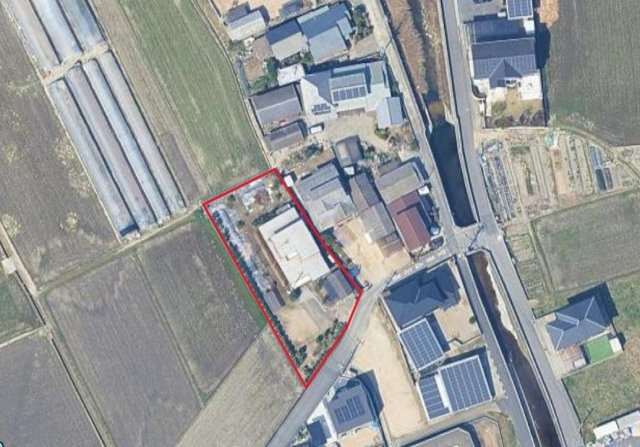 岡山市南区飽浦 土地の土地図|◆売買対象の範囲です。宅地部分426.66㎡（129.06坪）と雑種地部分387.33㎡（117.16坪）を合わせた813.99㎡（246.23坪）です。