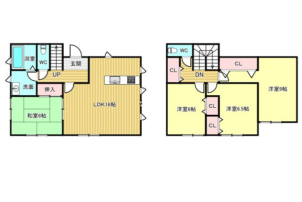 中古住宅　輪之内町南波の間取り