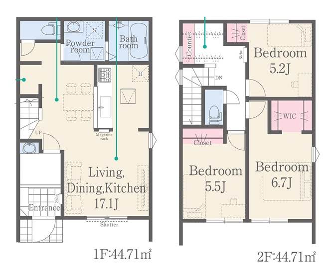 【間取り】の画像