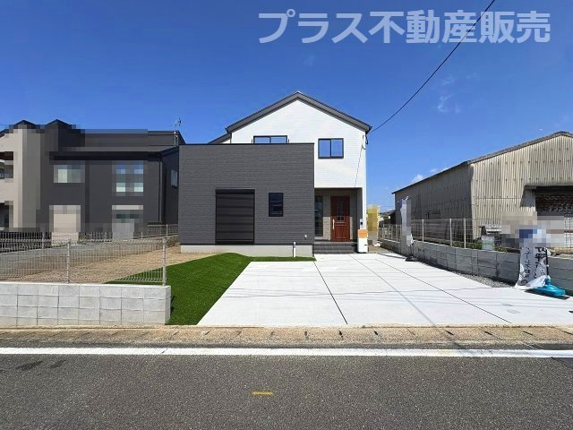 【外観】 | 福岡市東区高美台2丁目第1　1号棟（全1棟）【仲介手数料無料・0円】 | 建築中の物件は、お近くのモデルハウスも一緒にご覧頂けます。