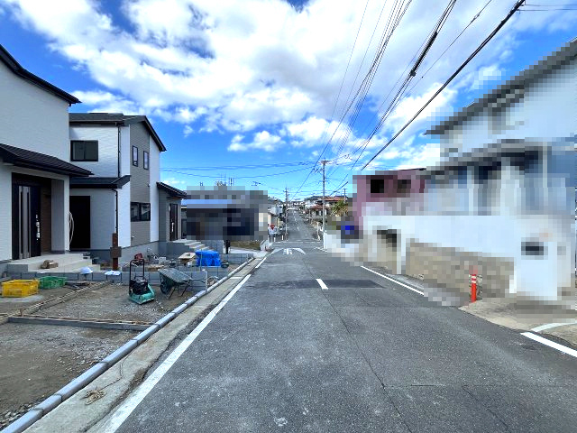 【その他】 | 福岡市東区土井4丁目第1　B号棟（全2棟）【仲介手数料無料・0円】 | 現地写真。前面道路です。