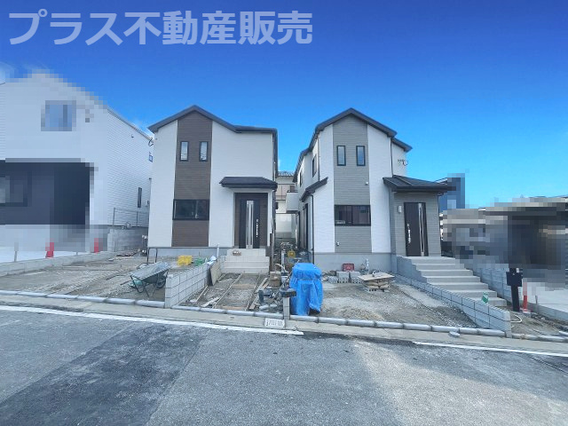 【外観】 | 福岡市東区土井4丁目第1　B号棟（全2棟）【仲介手数料無料・0円】 | 現地写真。同じ物件を見るなら、プラス不動産販売にお任せ下さい。