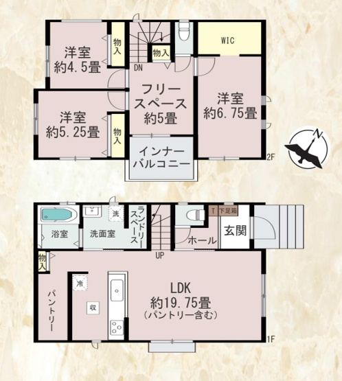 【間取り】 | 福岡市東区土井4丁目第1　B号棟（全2棟）【仲介手数料無料・0円】 | 平日、土日祝日もお好きな日時にご見学可能です。お気軽にお問合せ下さい。
