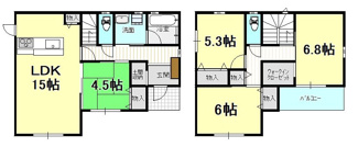 【間取り】 | 新築戸建　堀江町