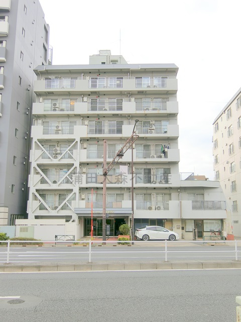 広田エンゼルハイム大鳥居第二の外観|1981年11月築　SRC鉄骨鉄筋コンクリート造地上7階建て総戸数37戸の分譲賃貸マンション　東京都大田区西糀谷3丁目　京急空港線大鳥居駅最寄り徒歩6分