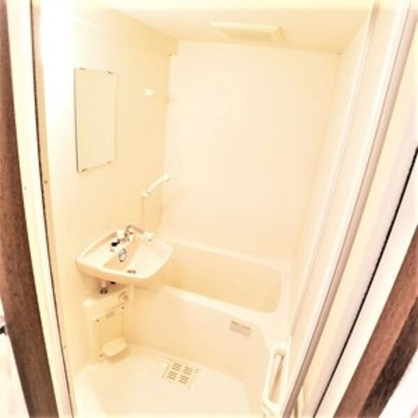 ポーロニア柳原の浴室