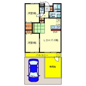 レクエルド藤の間取り