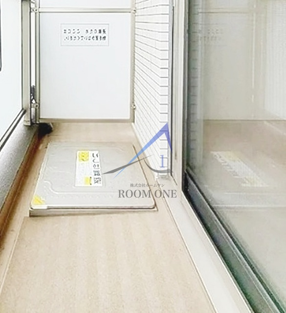 スカイコートパレス大島のバルコニー|バルコニーです。