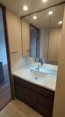 【洗面所】 | アトラス熊本呉服町 | 忙しい朝には欠かせない洗面所です