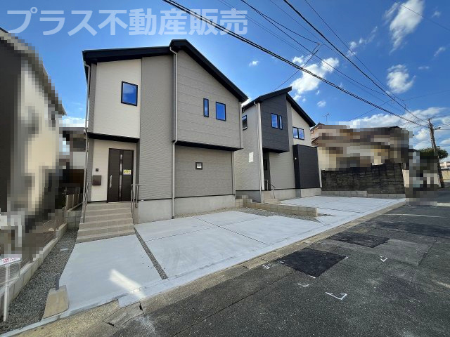 【外観】 | 福岡市東区八田3丁目11期　2号棟（全2棟）【仲介手数料無料・0円】 | 完成しました。物件内部もご見学頂けます。プラス不動産販売にお任せ下さい。