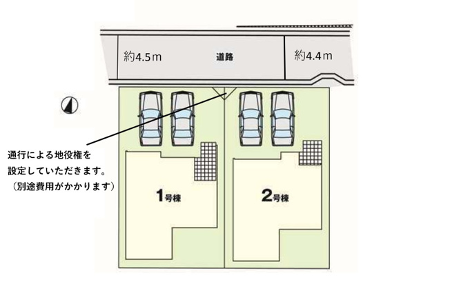 【区画図】 | 福岡市東区八田3丁目11期　2号棟（全2棟）【仲介手数料無料・0円】 | 区画図です。2号棟