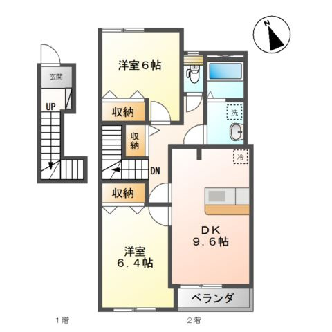 パークサイド多賀の間取り