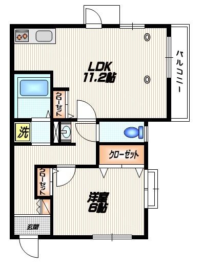 ハイム鵜ノ木の間取り