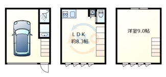 【間取り】 | Le Ciel Garage House