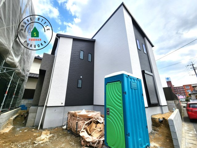 那珂川市今光8丁目第3-2棟（2号棟）の外観|デザイン性のある外観です。