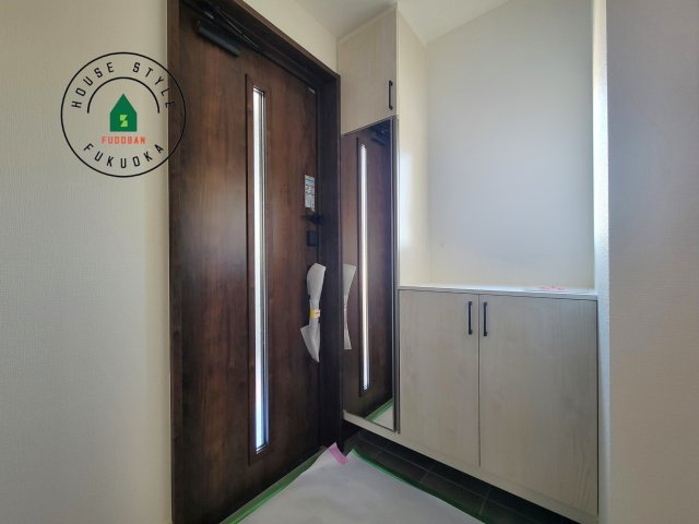 那珂川市今光8丁目第3-2棟（2号棟）の防犯設備|二重ロックでしっかり防犯対策ができます。