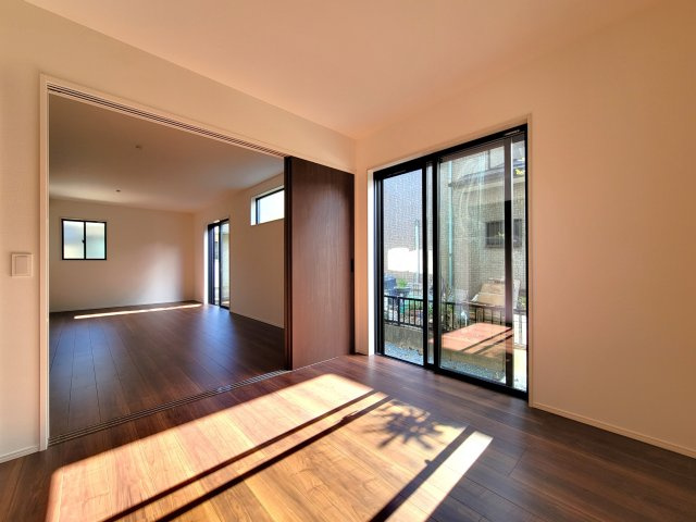 那珂川市今光8丁目第3-2棟（2号棟）の内観：施工例|将来的に、琉球畳を引きまして和室風にすることも可能です。