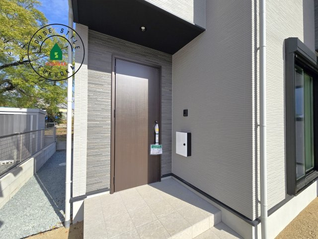 糸島市前原南2丁目第1-1棟(1号棟)　の外観：施工例|おでかけの時も帰った時も、「我が家」を最初に感じでもらえる素敵な空間に。