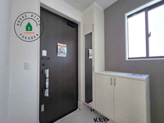 糸島市前原南2丁目第1-1棟(1号棟)　の内観：施工例|二重ロックでしっかり防犯対策ができます。