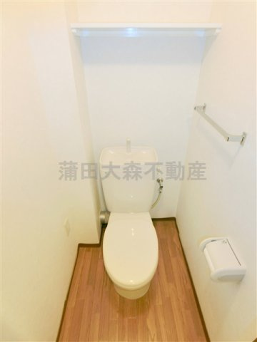 GRACE(グレイス大森のトイレ|トイレ　温水洗浄暖房便座は付いておりませんが電源コンセントがあるので設置は可能です！