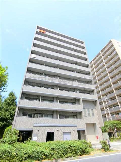GRACE(グレイス大森の外観|2003年6月築　SRC鉄骨鉄筋コンクリート造地上11階建て総戸数47戸の人気賃貸マンション
イトーヨーカドー大森店近くの東京都大田区大森北2丁目！京急本線大森海岸駅近！
