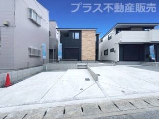 【外観】 | 完成しました。物件内部もご見学頂けます。プラス不動産販売にお任せ下さい。