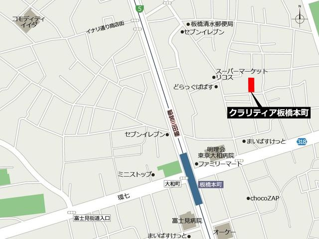 クラリティア板橋本町の地図