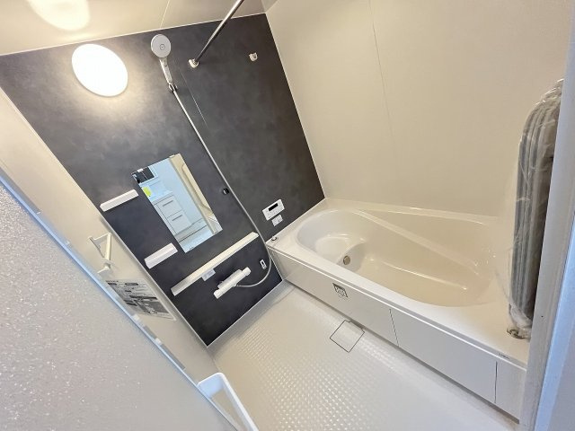 【浴室】 | 福岡市中央区港3丁目1期　1号棟（全1棟）【仲介手数料無料・0円】 | 現地写真。浴室です。