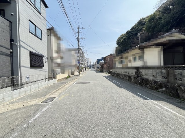 【その他】 | 福岡市中央区港3丁目1期　1号棟（全1棟）【仲介手数料無料・0円】 | 現地写真。前面道路です。