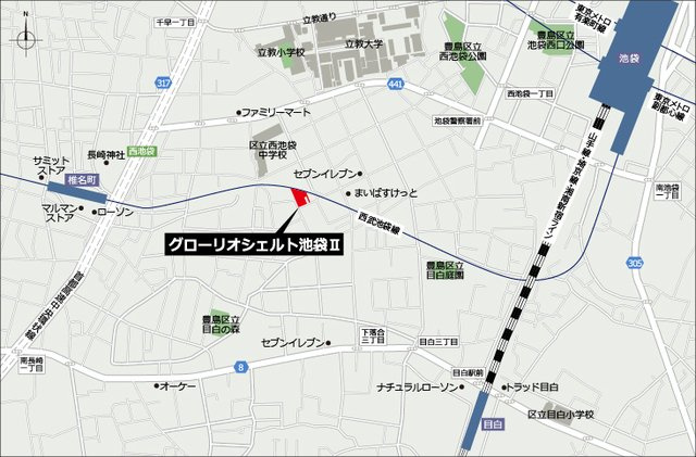 ＣＲＥＡＴＩＦ池袋の地図