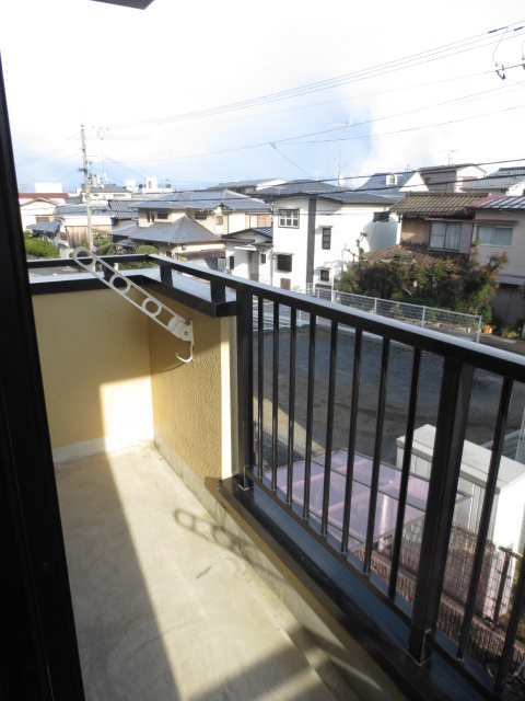 ルミエール泉のバルコニー