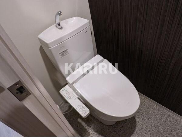 レジュールアッシュ桜宮リバーテラスのトイレ