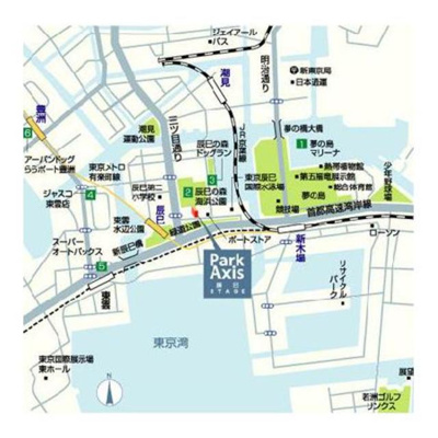 【地図】 | パークアクシス辰巳ステージ