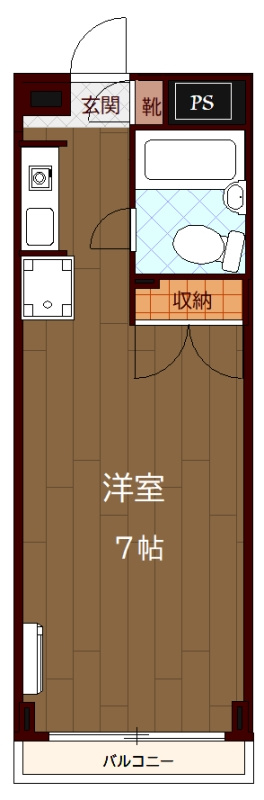 南林間FTマンションの間取り