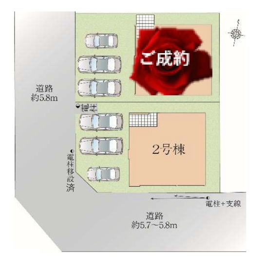 【区画図】 | 福岡市南区長住7丁目1期　2号棟（全2棟）【仲介手数料無料・0円】 | 区画図です。2号棟